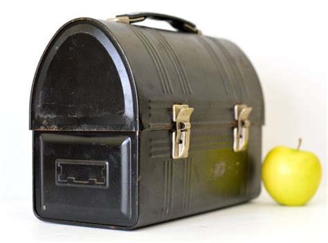 vintage dome metal lunch box for sale 